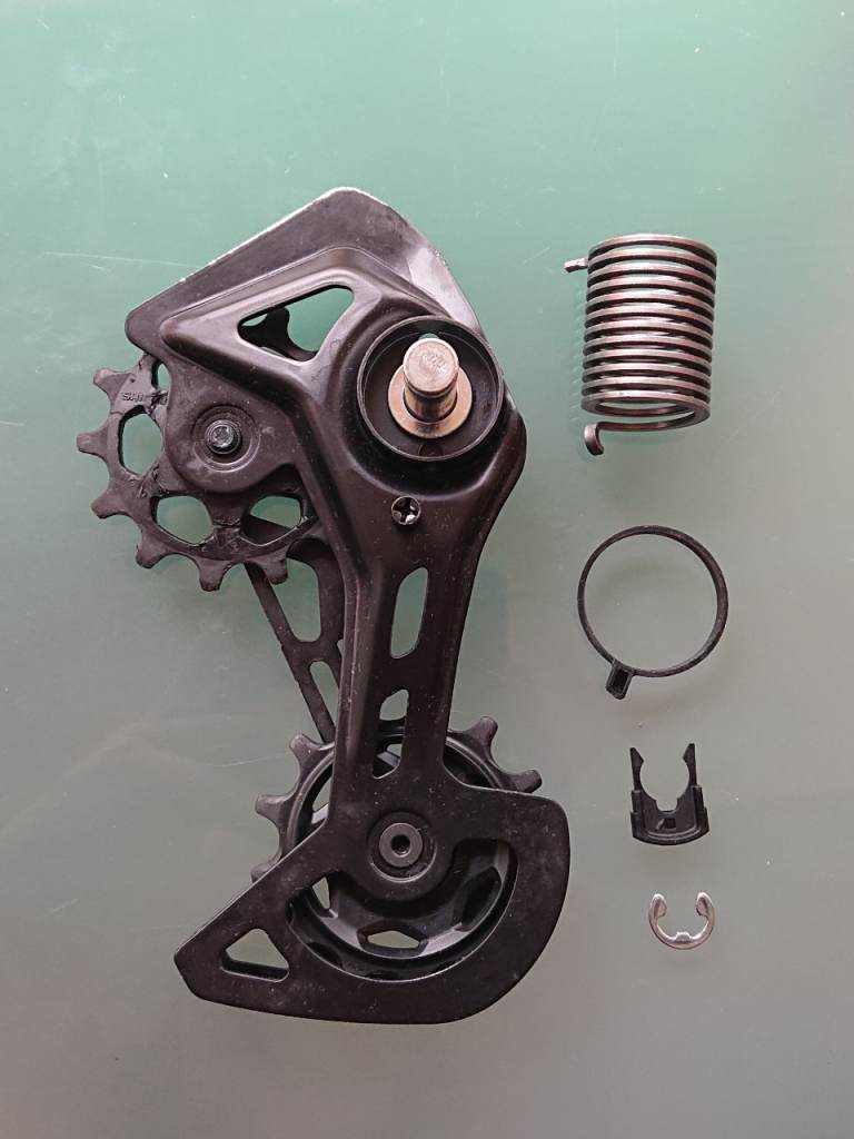 Shimano CUES 9-speed RD-U4000 rear derailleur cage pulley wheels