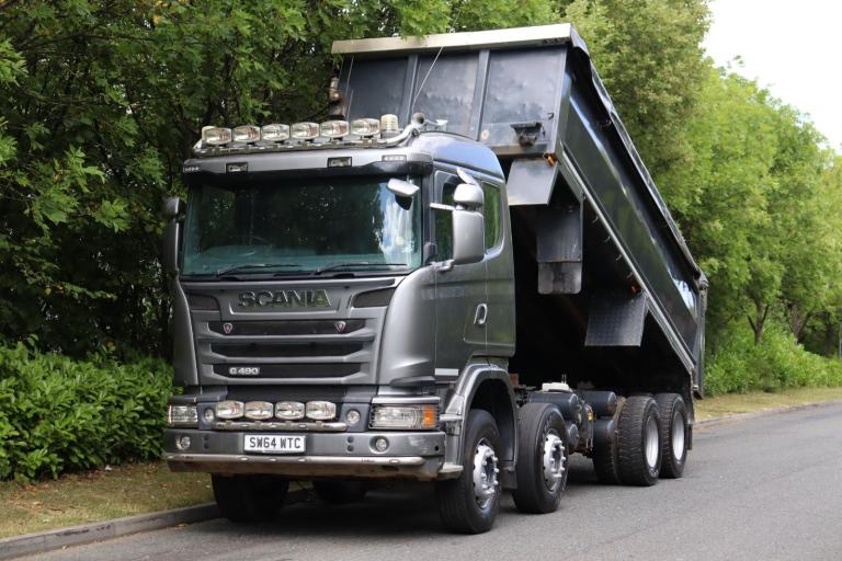 SCANIA G490 8X4 MANUAL THOMPSON STEEL TIPPER (2014)