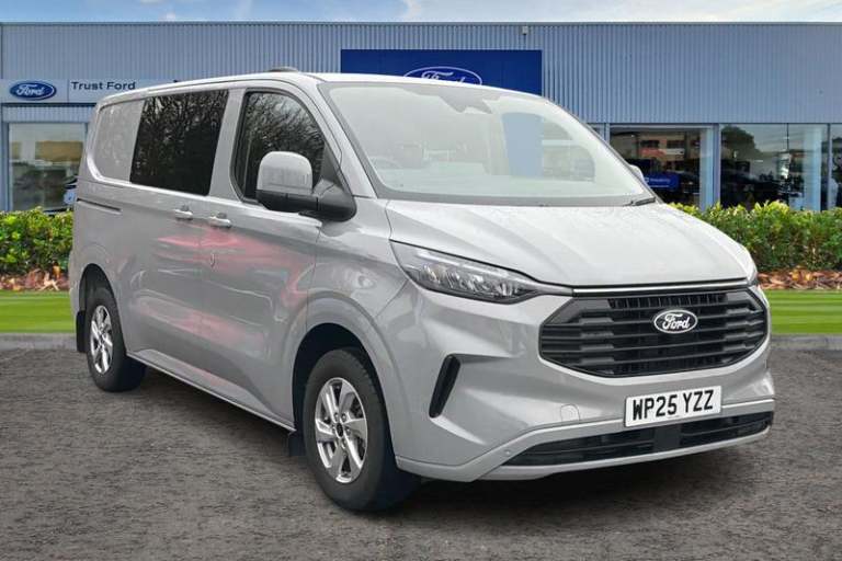 2025 Ford Transit Custom 2.0 EcoBlue 136ps H1 Double Cab Van Limited Auto PANEL VAN DIESEL Automatic
