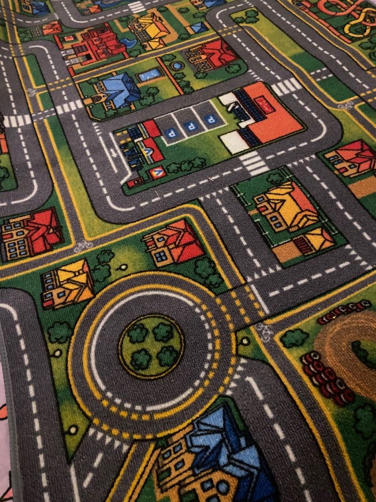 Kids Playmat Rug – City Road Design, Good Condition | in Sutton-in ...