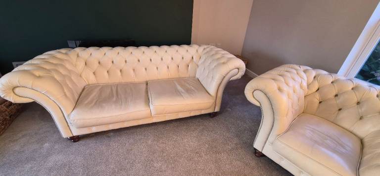 Chesterfield Sofa and Chair