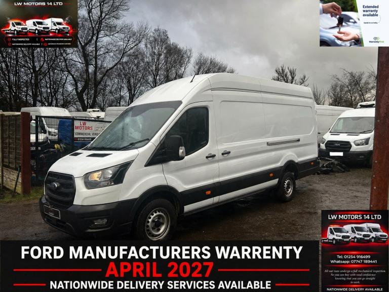 FORD TRANSIT T350 129 BHP EXLWB EXHIGH ROOF JUMBO L4 H3 2024 24 REG EURO 6 ULEZ