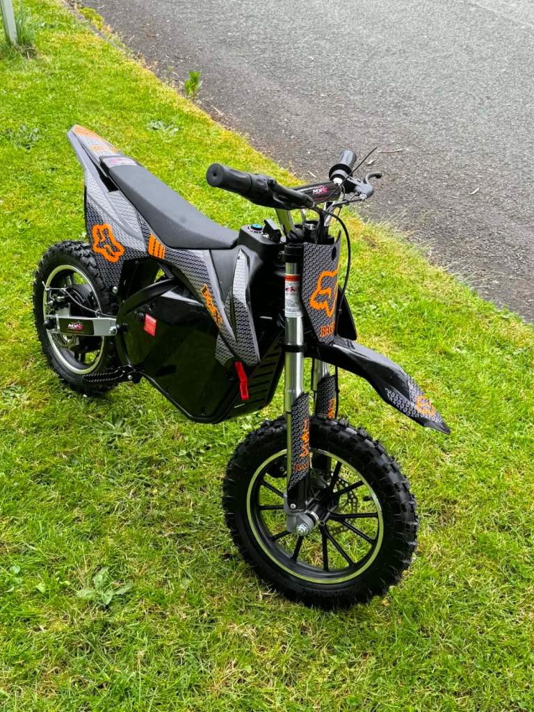 800w 12.5ah battery kids dirt bikes 20 mph “ hub motors 