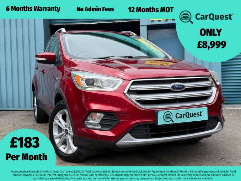 2017 Ford Kuga 2.0 Kuga Titanium TDCi 5dr SUV Diesel Manual
