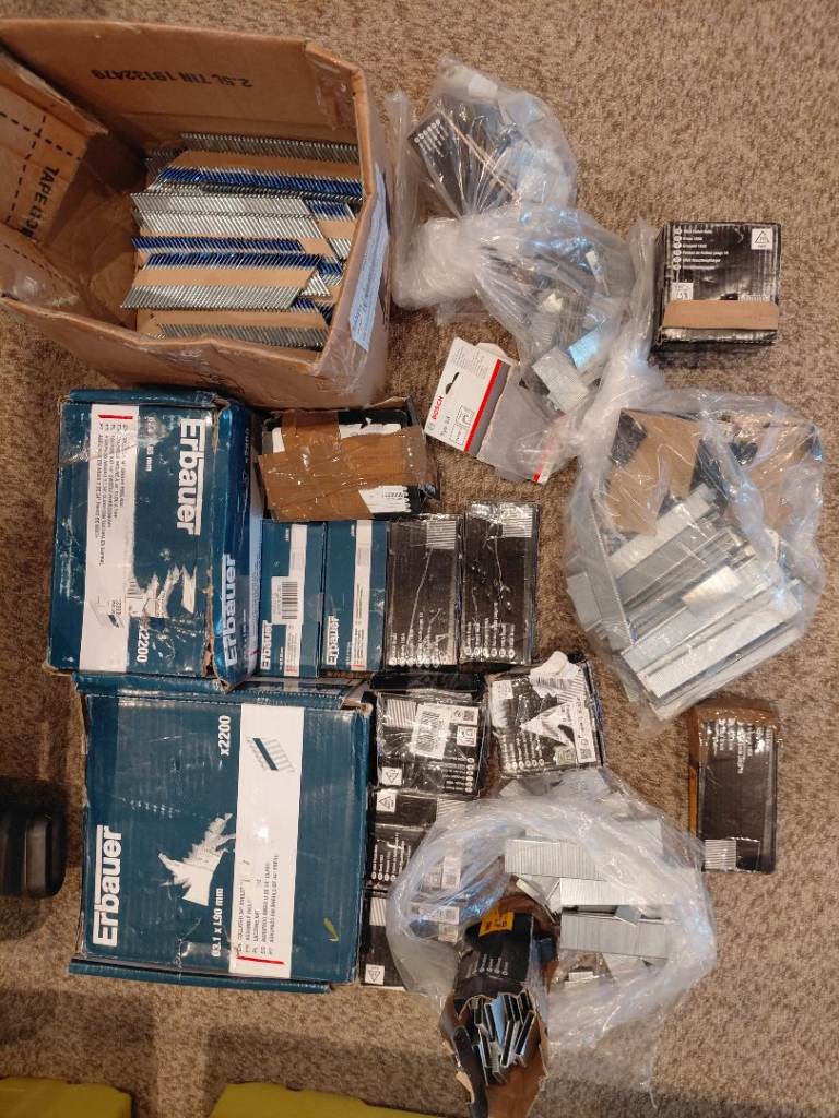 Erbauer Nail and Staple Gun Supplies - NEW