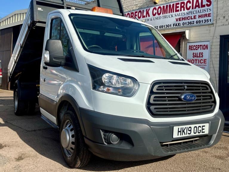 2019 Ford Transit  2.0 TDCi 130ps TRW Single Cab Tipper Tipper Diesel Manual