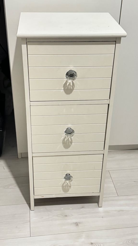 White Drawers