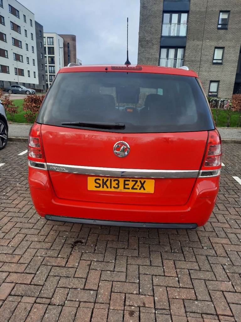 Vauxhall, ZAFIRA, MPV, 2013, Manual, 1598 (cc), 5 doors