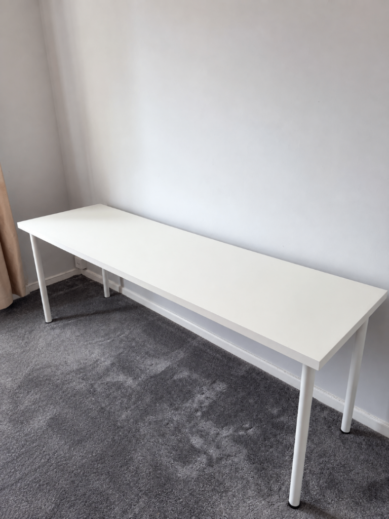 IKEA Large White Office Desk / Study Table – Good Condition