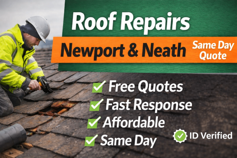 Get your Roof fix today, Leak repairs ? Emergency Roof Repairs – Newport & Neath – We here to help! 