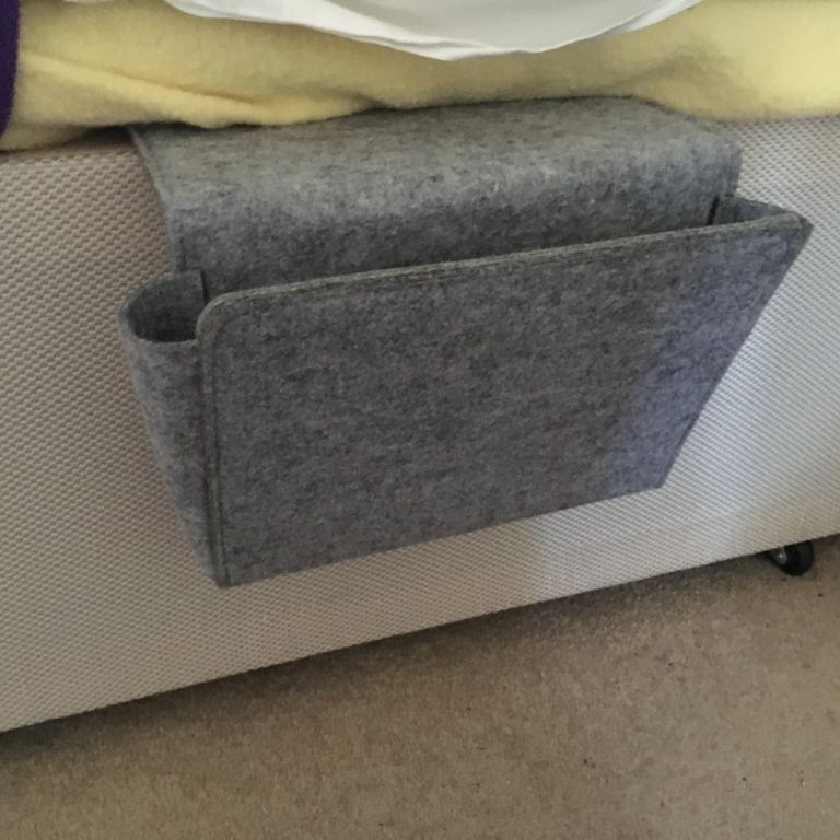 Bedside / Sofa - hanging, tuck in, Storage Pockets
