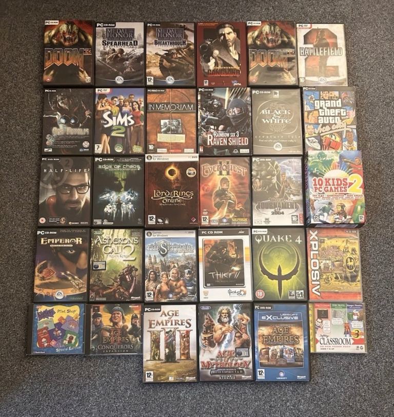 Large PC Games Collection - Various Titles
