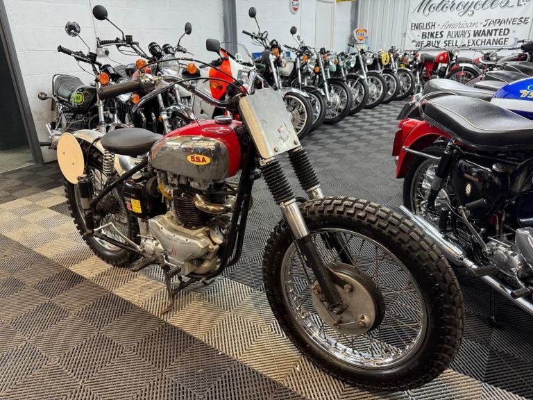 1950 BSA A7 500cc Plunger scrambler, high level pipes, ready to use! super cool 