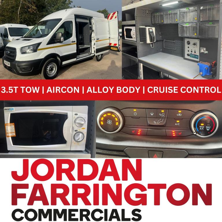 2020 FORD TRANSIT L2 H3 FWD MWB UTILITY SPEC WORKSHOP VAN AIRCON EX BT VAN 