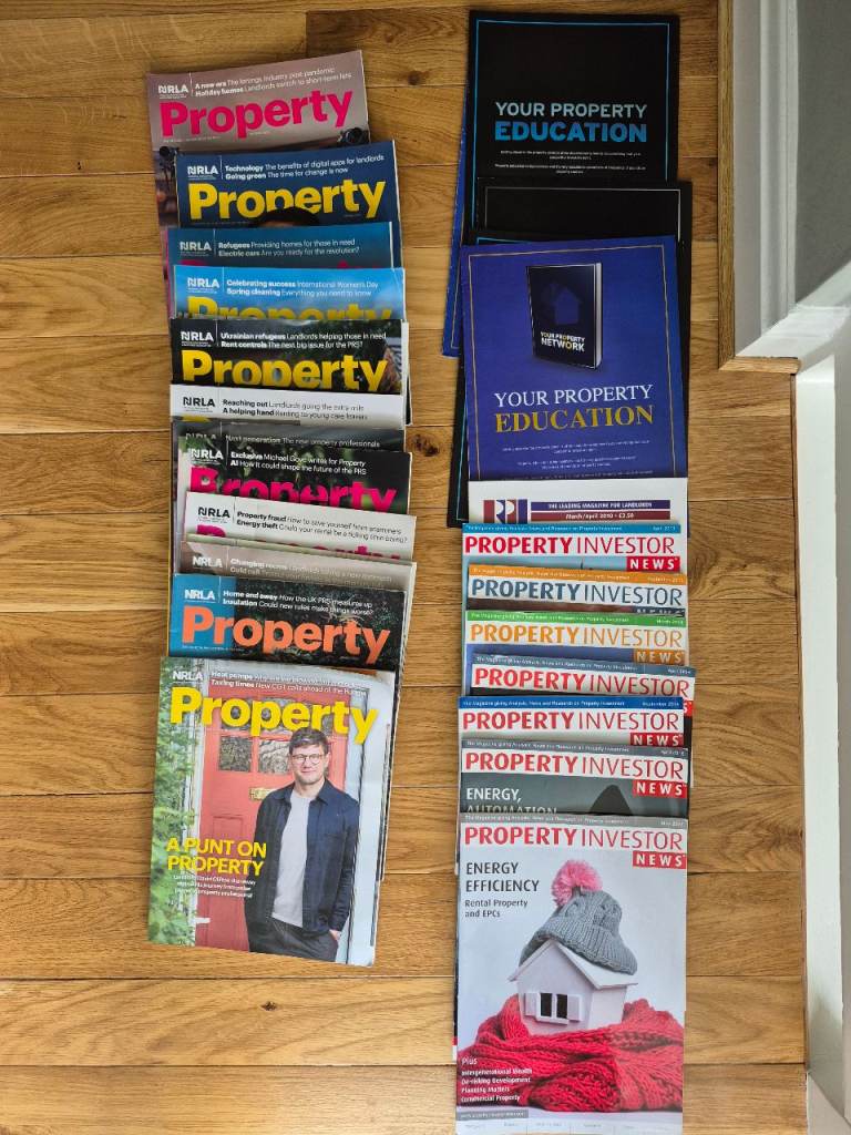 Property Investor Magazines & Education Booklets – Good Condition
