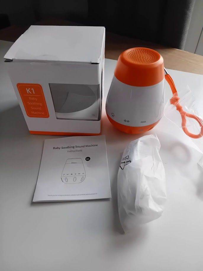 K1 Baby White Noise Machine Bad Sleep Helper Therapy Sound Monitor