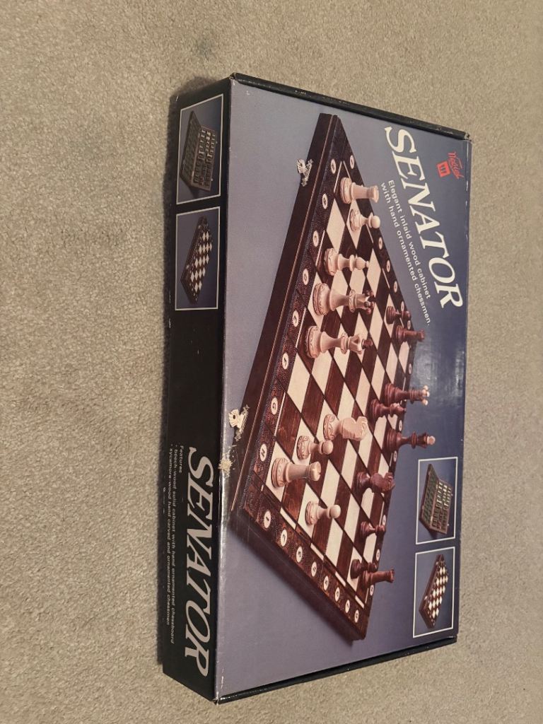 SENATOR Wooden Chess Set – Complete, Excellent Condition