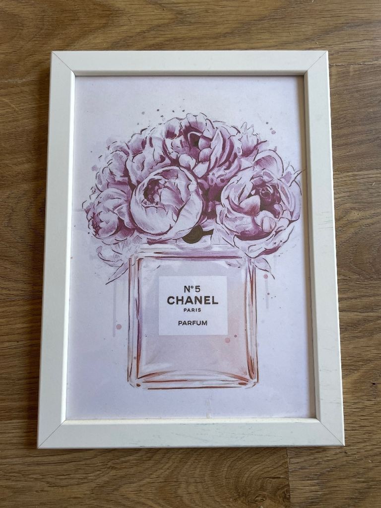 Free floral photo print with frame