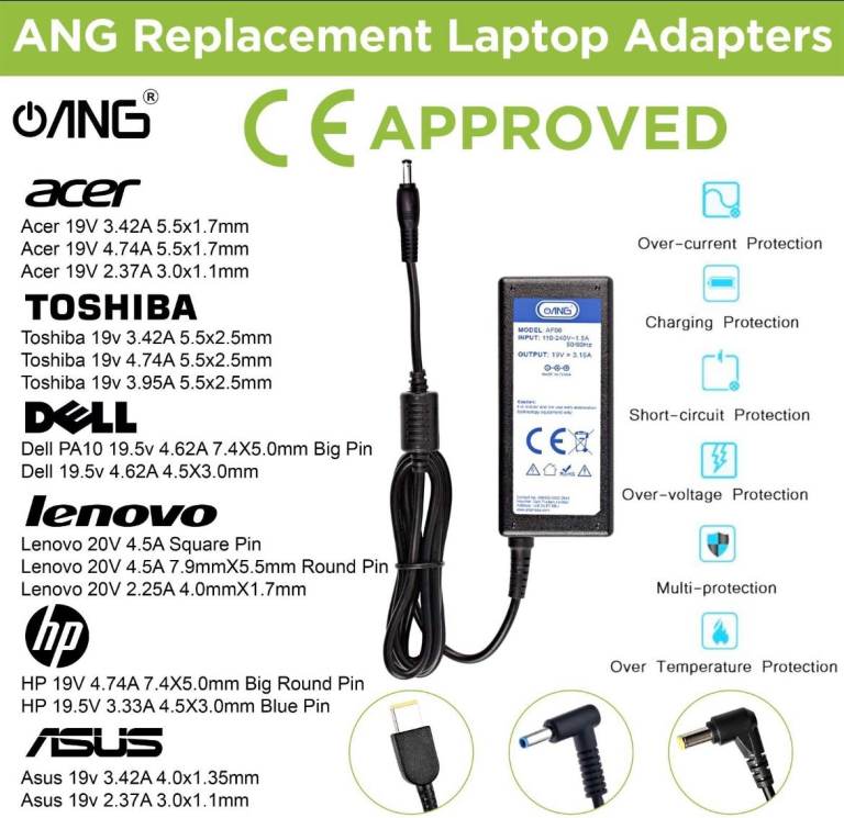 ANG Replacement Laptop and Mac Chargers/ Adaptors available.