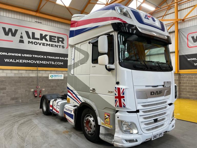 DAF XF106 530 LEFT HAND DRIVE SUPER SPACE CAB LOW RIDE 4X2 TRACTOR UNIT-GN67 UPS
