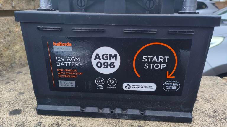 12 volts AGM battery Star stop