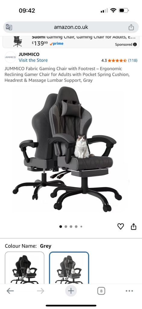 Brand New Gaming Chair – Comfortable & Supportive