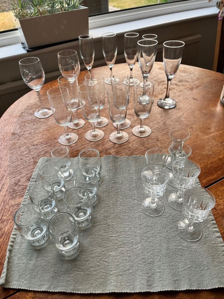 Job Lot of Assorted Glassware – Various Styles