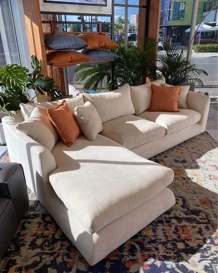 Corner L Shape Dylan corner & 2+3 seater Sofa Couch ~ Fast Delivery