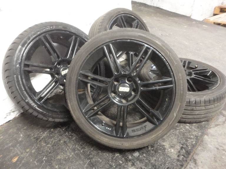 SEAT LEON FR BBS 18 INCH ALLOY WHEELS 5x112 GENUINE BBS ALLOYS