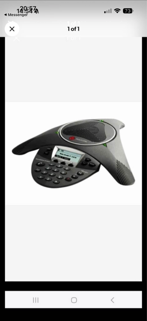 Polycom SoundStation IP 6000 Conference Phone SIP VoIP PoE