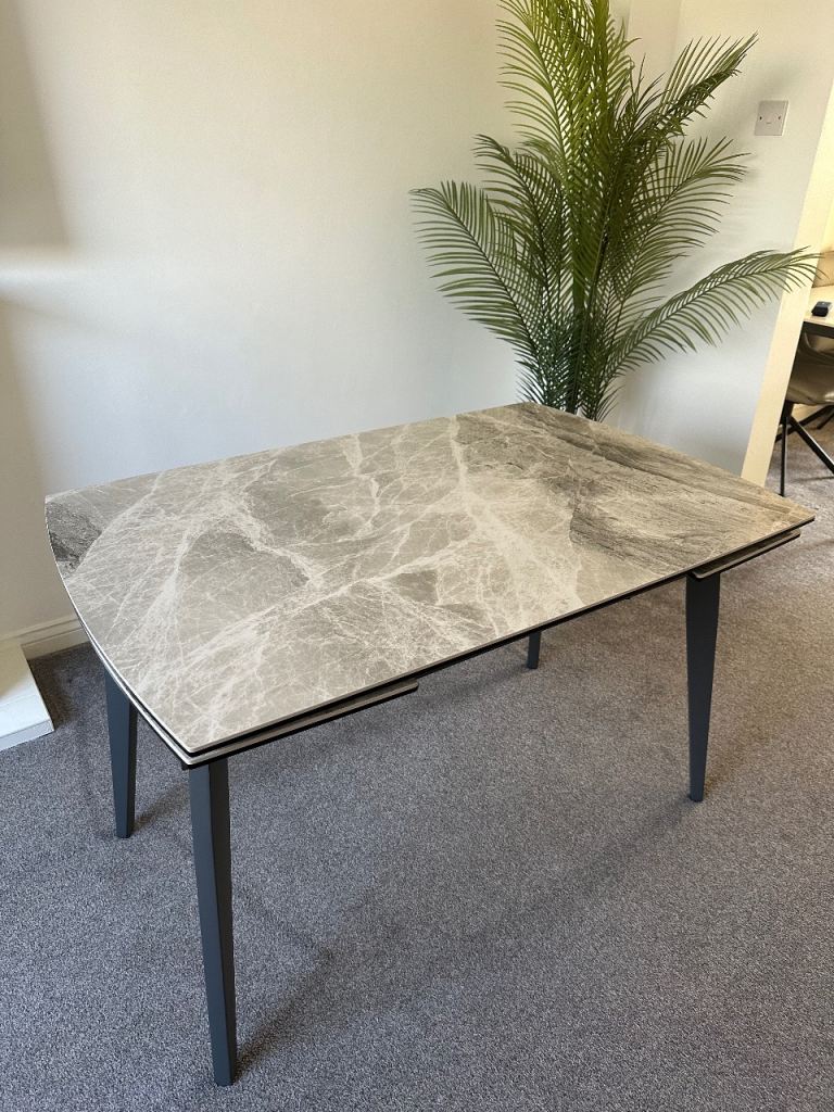 Marble Ceramic Dining table - extendable