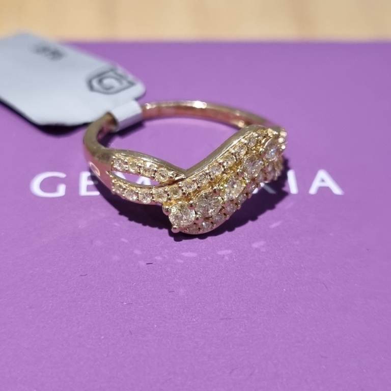 image for Gold 9ct Diamond cluster ring.  0.50ct. 