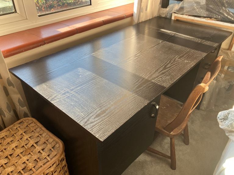 Black desk