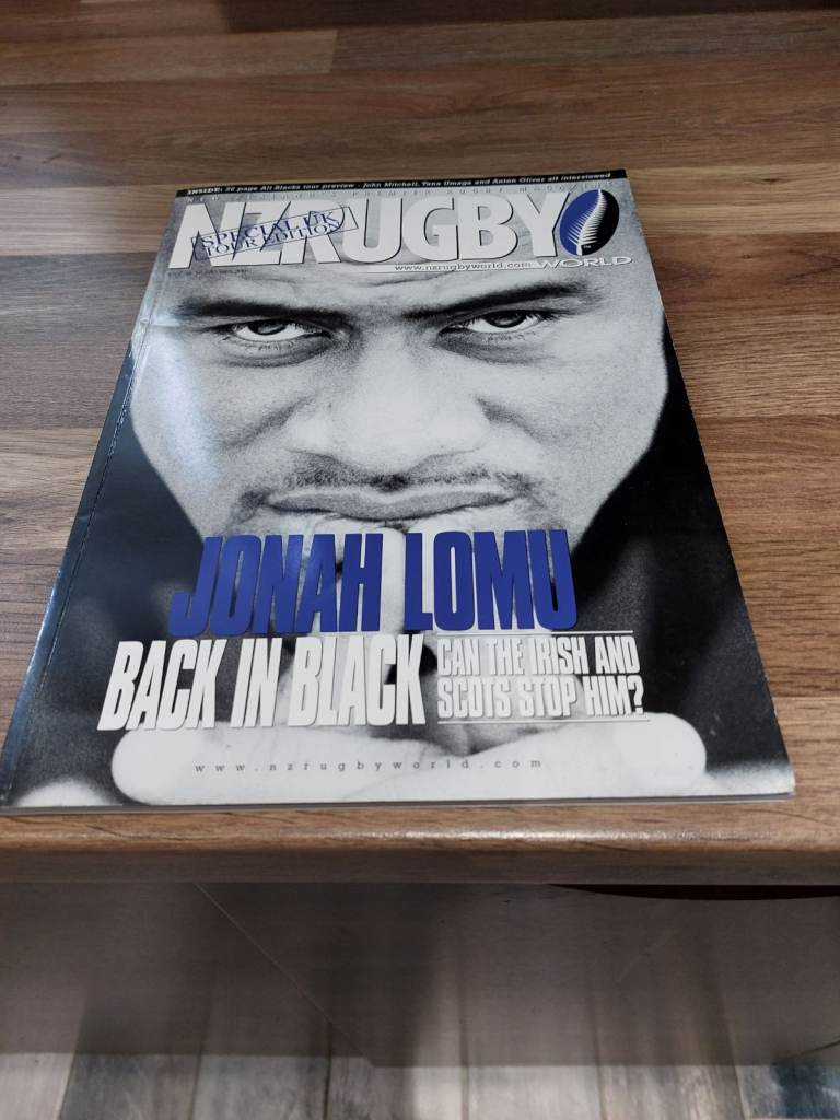 Nov 2001 New Zealands premier rubgy magazine (collection only)