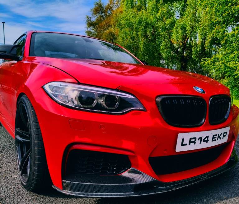 BMW M235i AUTO MELBOURNE RED METALLIC CARBON PACK 420 BHP M3 M4 M2 S3 golf r