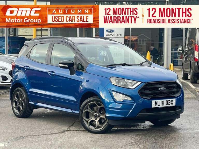 2018 Ford Ecosport 1.0 EcoBoost 125 ST-Line 5dr Auto HATCHBACK PETROL Automatic