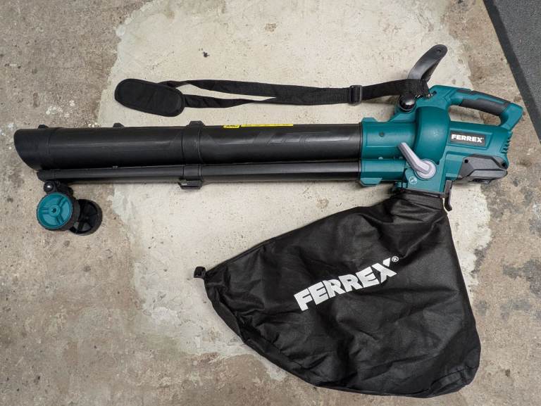 Aldi Ferrex cordless leaf blower/ vacuum 