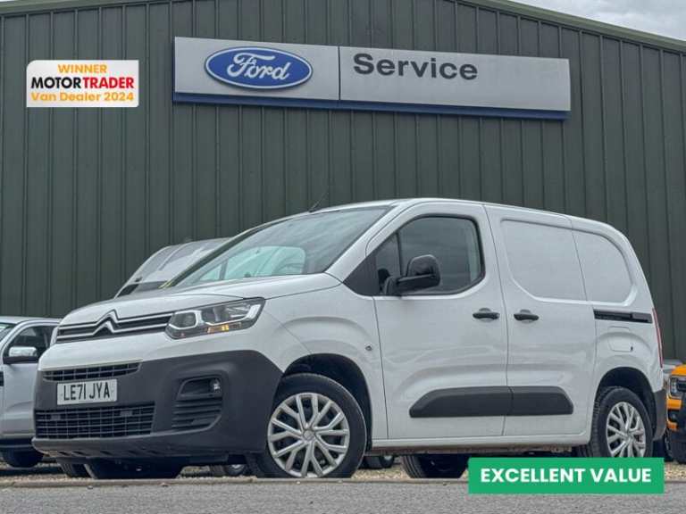 2022 Citroen Berlingo SWB L1H1 Low Roof Enterprise 1000 Air Con Sensors EURO 6 NO VAT Panel Van D...