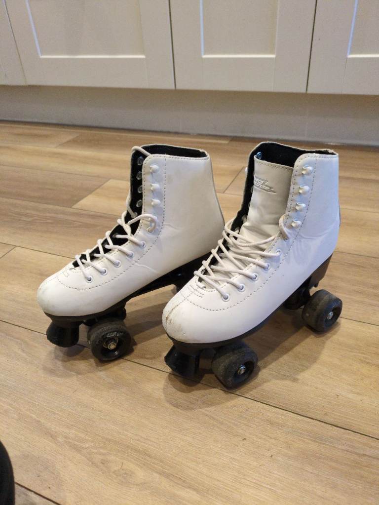 No fear quad roller skates womens size 6 white