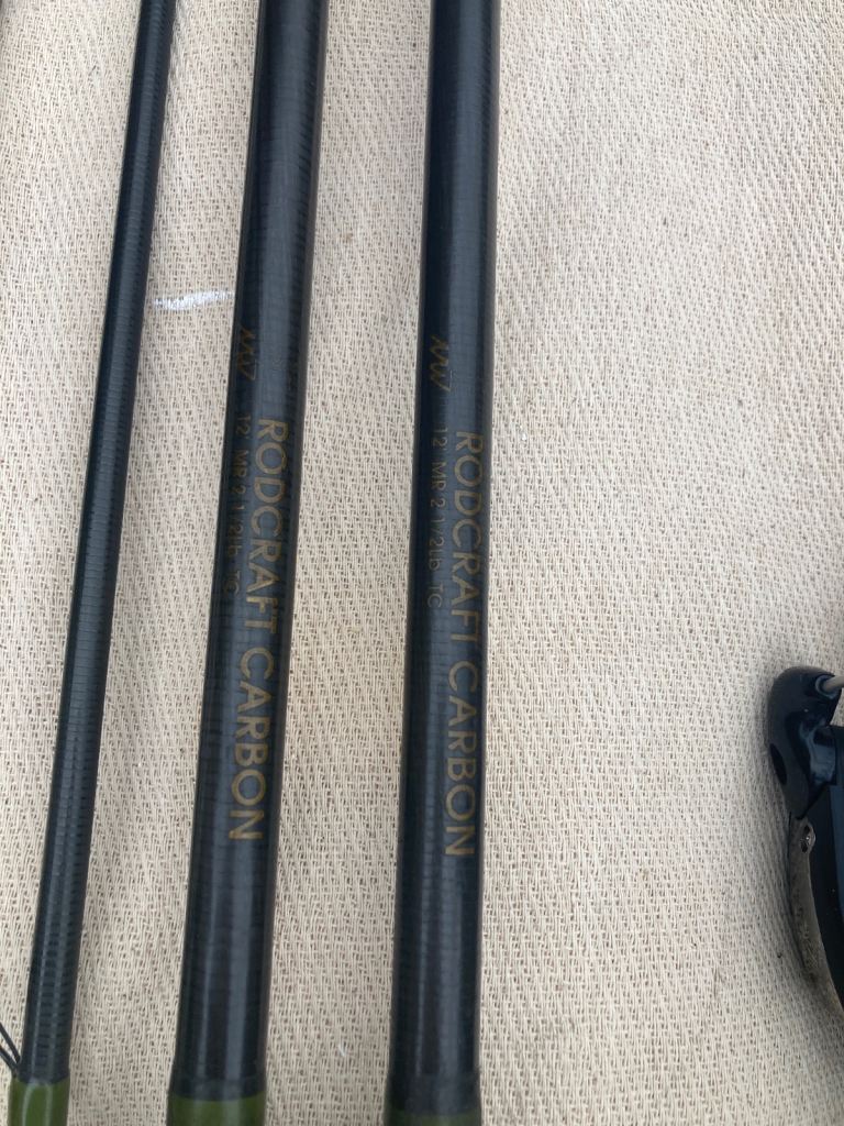 Pair 12 ft Nortwestern  2.5 lb   Carp Pike fishing
