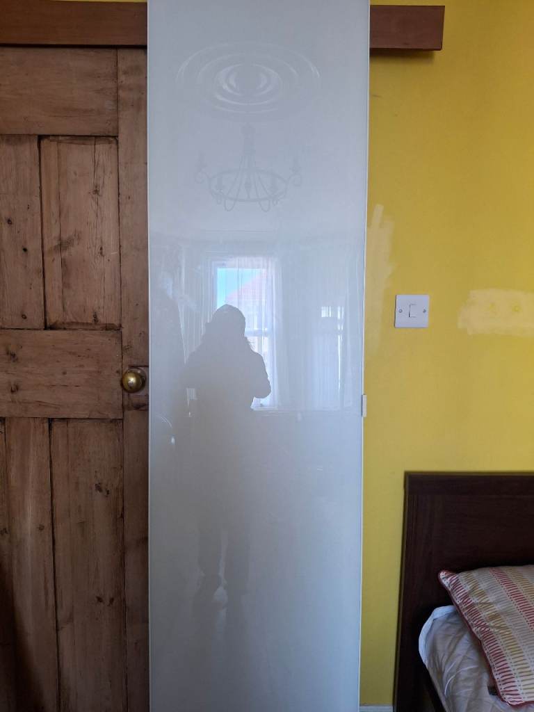 Glass ikea wardrobe door