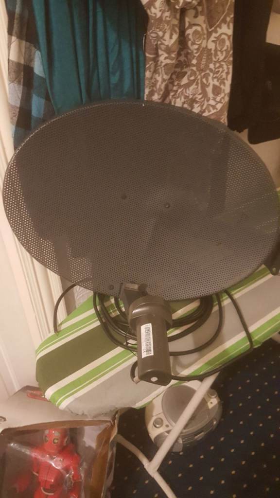 Satellite Dish - Black, Good Condition
