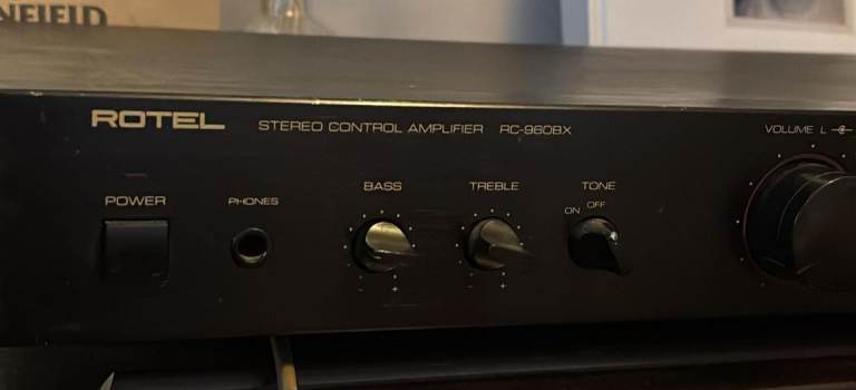 Vintage Rotel RC-960BX stereo control amplifier