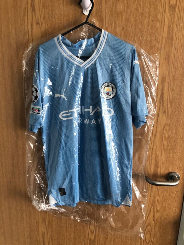 Manchester City’s home shirt