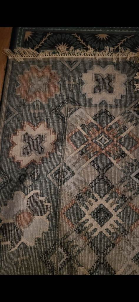 Handmade Ikea wool rug £100
