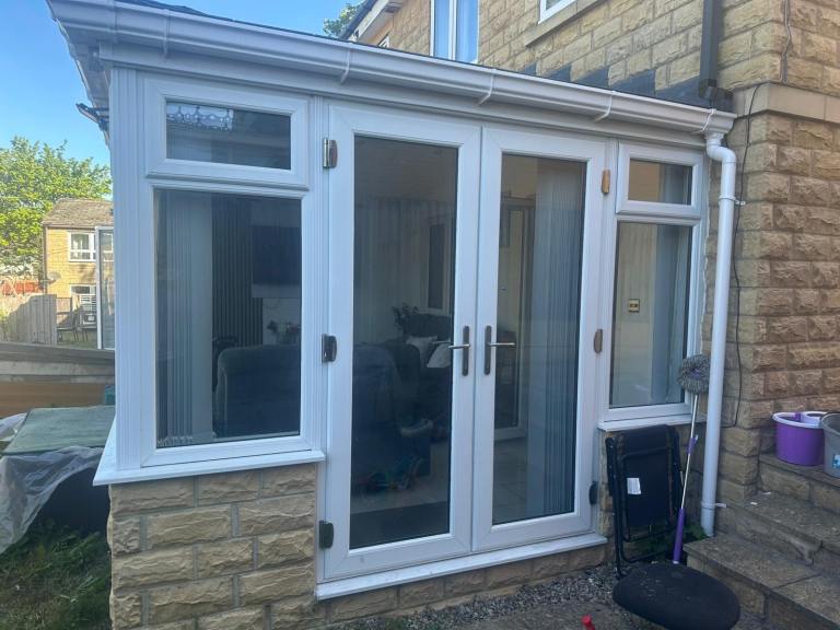 Glass window and door 