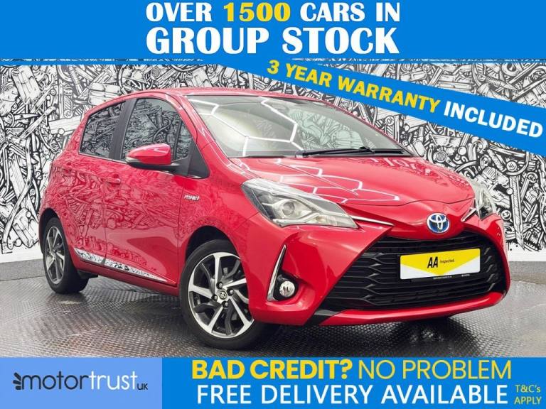 2018 Toyota Yaris 1.5 VVT-h Excel Hatchback 5dr Petrol Hybrid E-CVT Euro 6 (s/s) (15in Alloy) Hat...