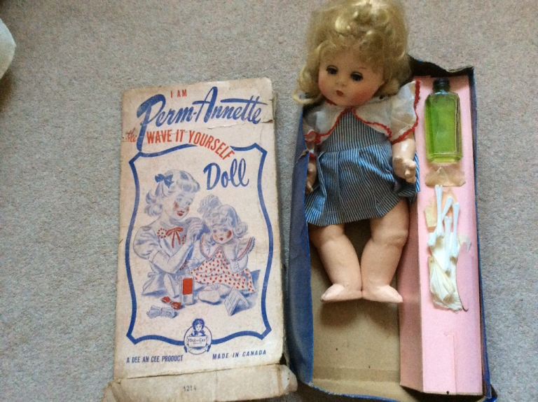 Perm-Annette Doll a Dee An Cee Product 1950s