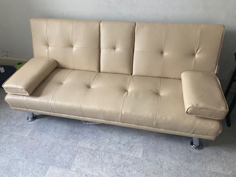 Small sofa click clack style single bed