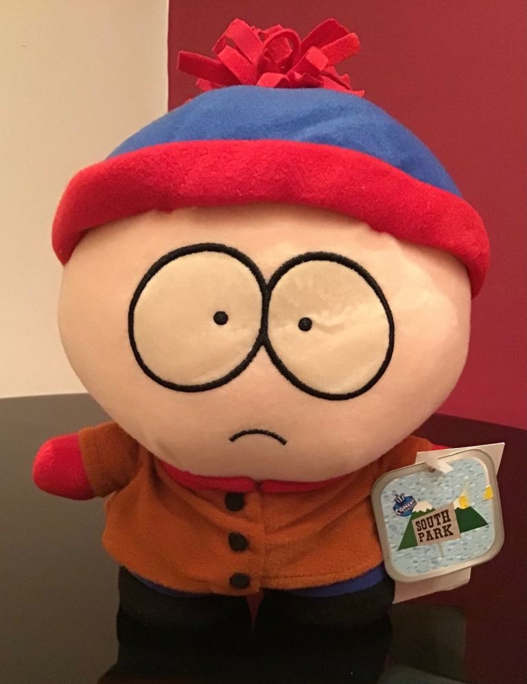 Vintage 1998 South Park Stan Plush 7.5cm MINT Condition With Tags
